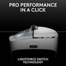 Logitech G PRO X SUPERLIGHT 2 DEX LIGHTSPEED Wireless Mouse (White)