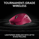 Logitech G PRO X SUPERLIGHT 2 DEX LIGHTSPEED Wireless Mouse (Magenta)