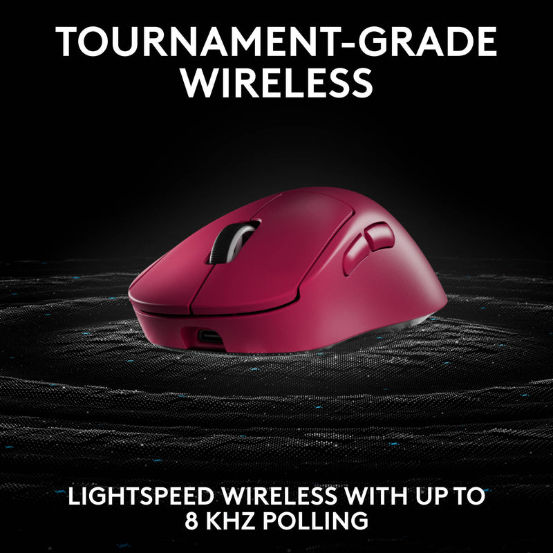 Logitech G PRO X SUPERLIGHT 2 DEX LIGHTSPEED Wireless Mouse (Magenta)