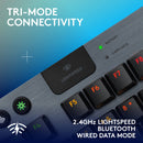 Logitech G G915 X LIGHTSPEED TKL LP Wireless RGB Mechanical Gaming Keyboard (Carbon, GL Clicky)