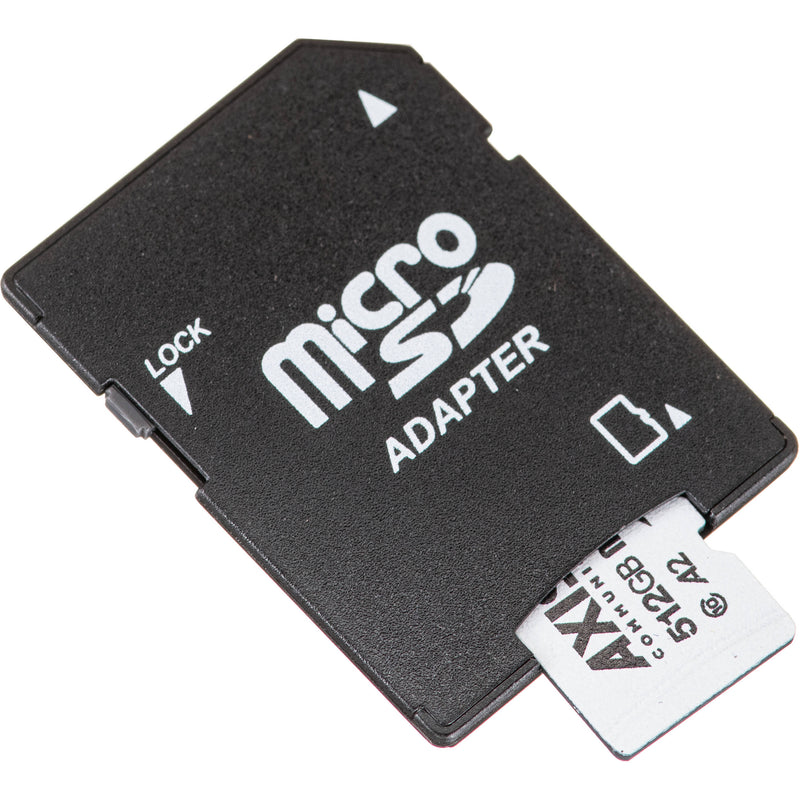Axis Communications 512GB Surveillance UHS-I microSDXC Memory Card with SD Adapter