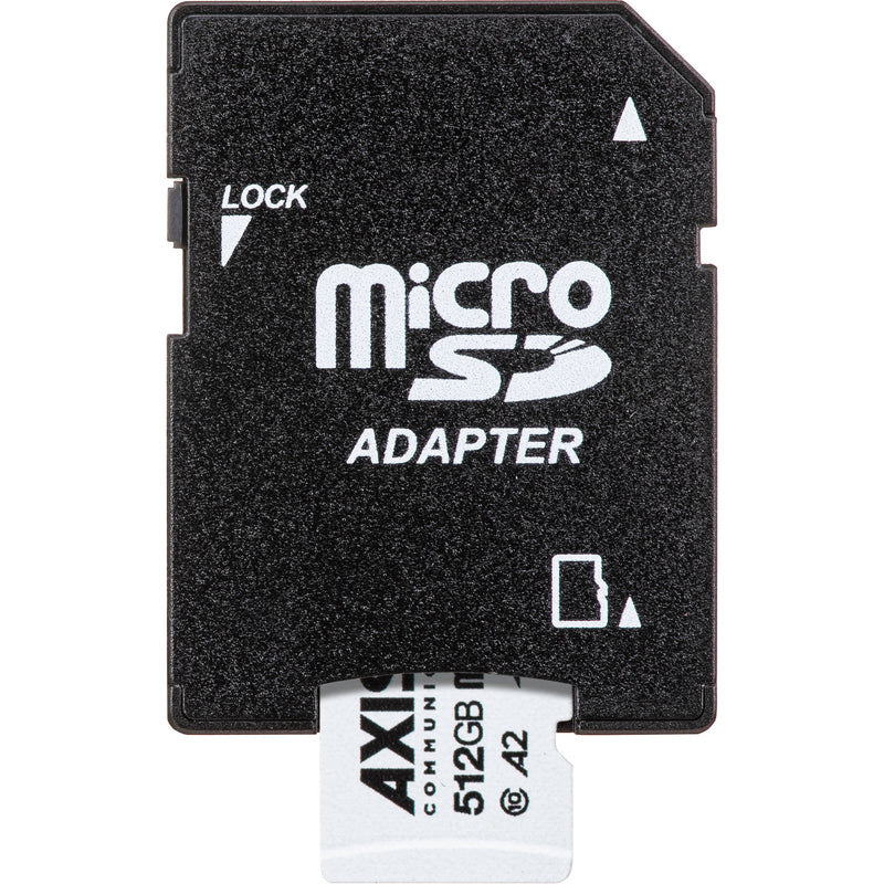 Axis Communications 512GB Surveillance UHS-I microSDXC Memory Card with SD Adapter