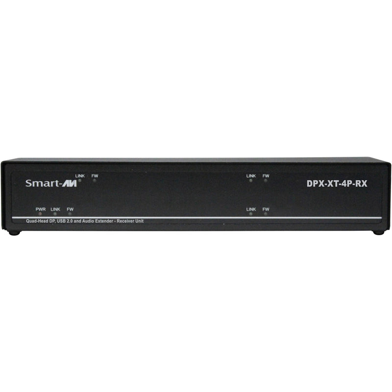 Smart-AVI DPX-XT-4P-RX-S Quad-Head DisplayPort KVM Receiver with Audio & USB 2.0