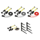 Impact Varidrive with Black/Gray/Red/Silver Metal Chains and Quad Hook Kit