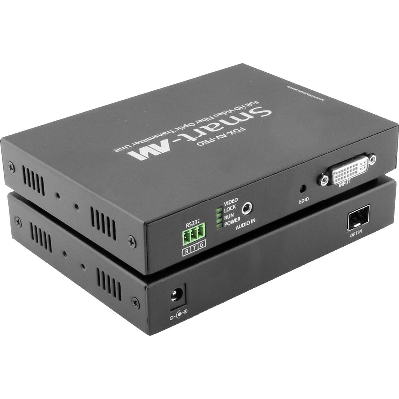 Smart-AVI FDX-AVPRO-TX-S DVI-D Singlemode Fiber Transmitter with Stereo Audio (6.2 miles)