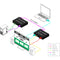 Smart-AVI FDX-AVPRO-TX-S DVI-D Singlemode Fiber Transmitter with Stereo Audio (6.2 miles)