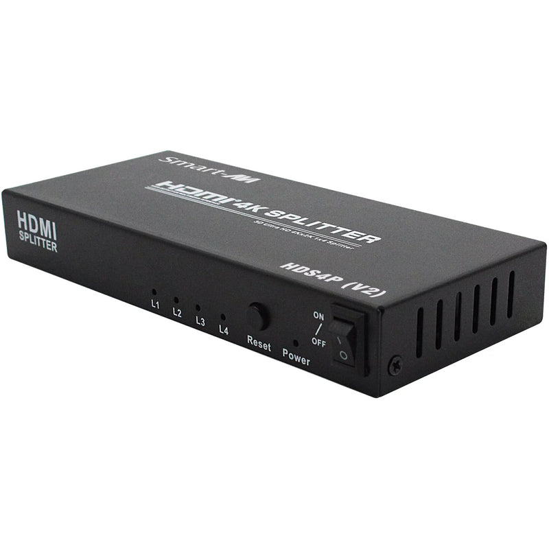 Smart-AVI HDS4P-V2-S 4-Port HDMI Splitter Version 2