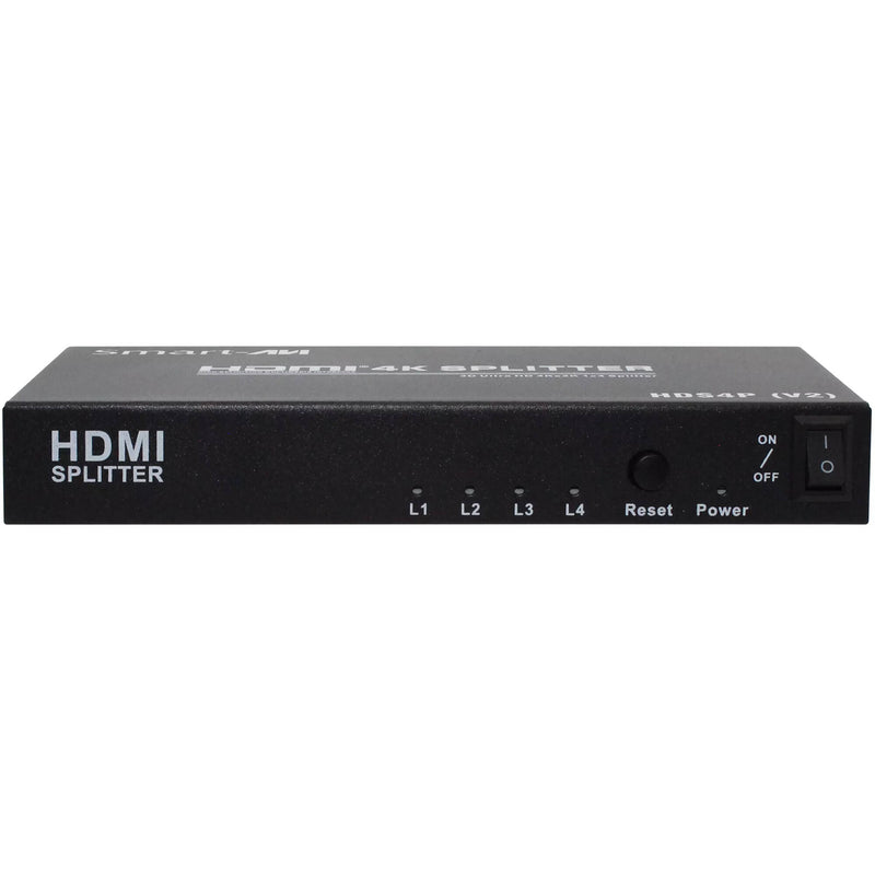 Smart-AVI HDS4P-V2-S 4-Port HDMI Splitter Version 2