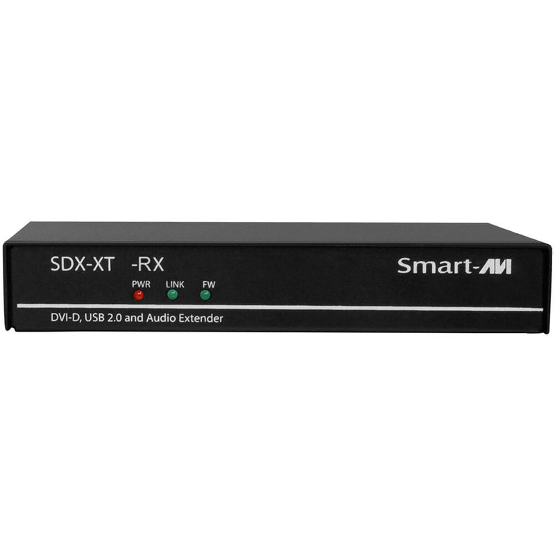 Smart-AVI Single-Head DVI-D USB 2.0 Audio CAT5/5e/6 Extender Receiver
