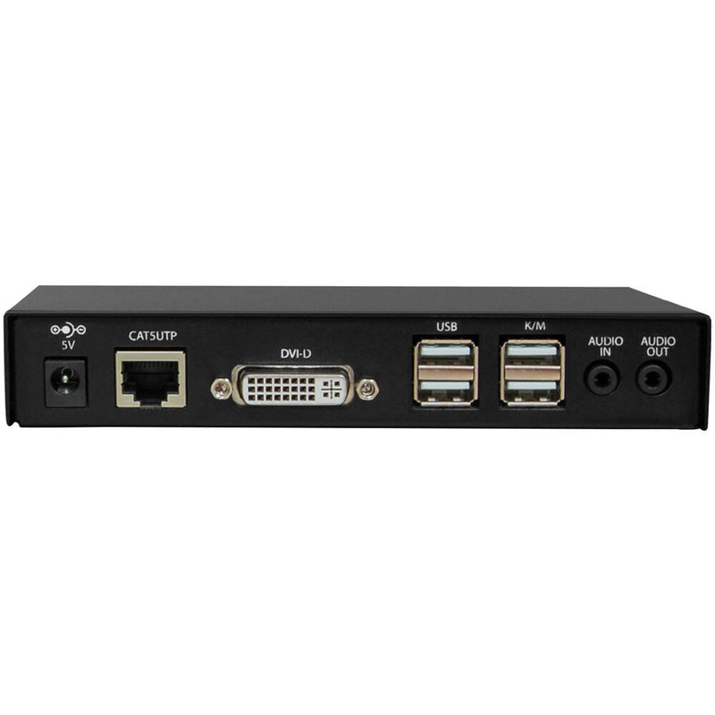 Smart-AVI Single-Head DVI-D USB 2.0 Audio CAT5/5e/6 Extender Receiver