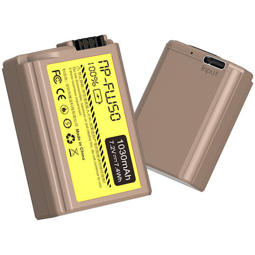 Ulanzi NP-FW50 Battery with USB-C Charging Port (7.2V, 1030mAh)
