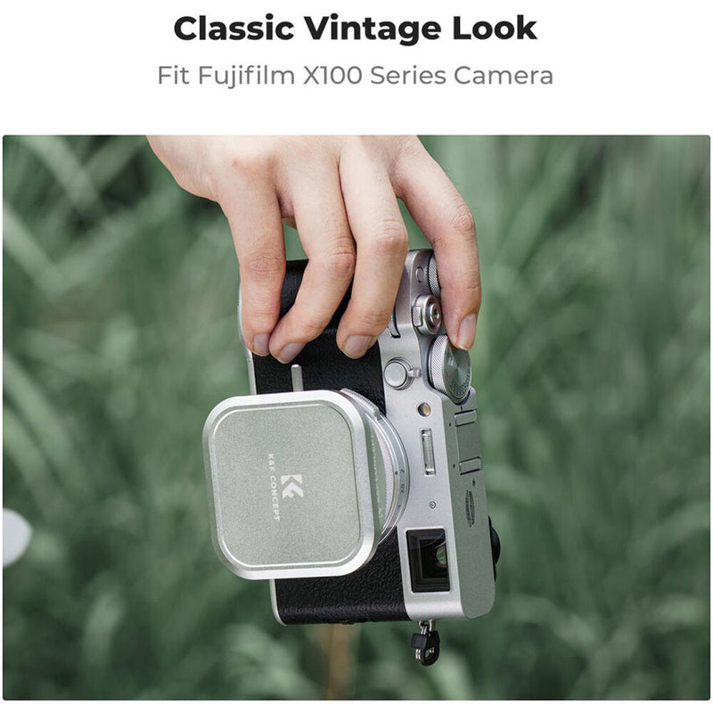 K&F Concept Nano-X Lens Hood and Cap for Select FUJIFILM Cameras