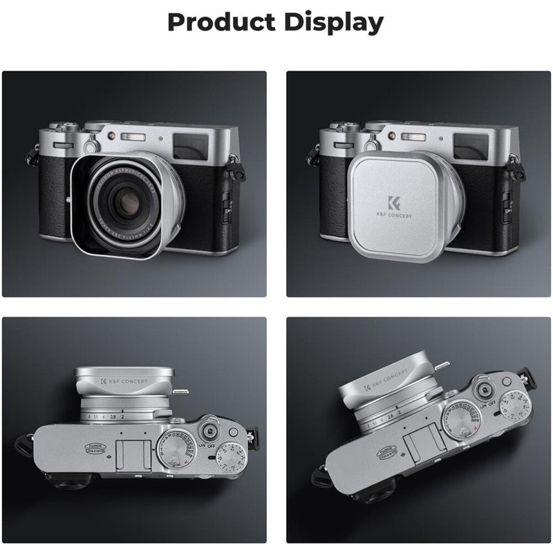K&F Concept Nano-X Lens Hood and Cap for Select FUJIFILM Cameras