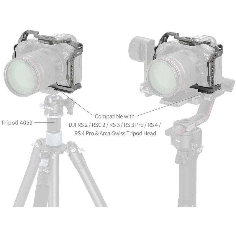 SmallRig HawkLock Quick Release Camera Cage for Canon EOS R5 Mark II