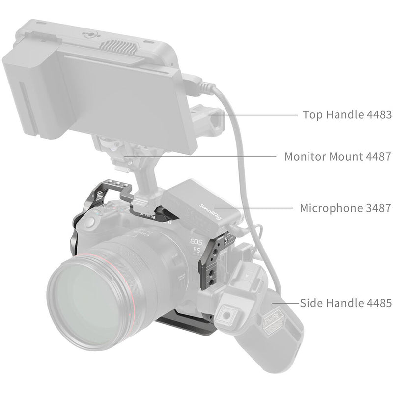 SmallRig HawkLock Quick Release Camera Cage for Canon EOS R5 Mark II