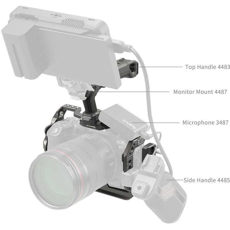 SmallRig HawkLock Quick Release Cage Kit for Canon EOS R5 Mark II