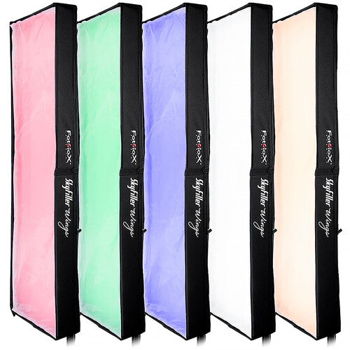 FotodioX SkyFiller Wings Prizmo Edition 1x4 RGB+ Folding LED Panel with Softbox & Grid