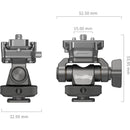 SmallRig HawkLock Quick Release Monitor Support with H21 Cold Shoe Mount