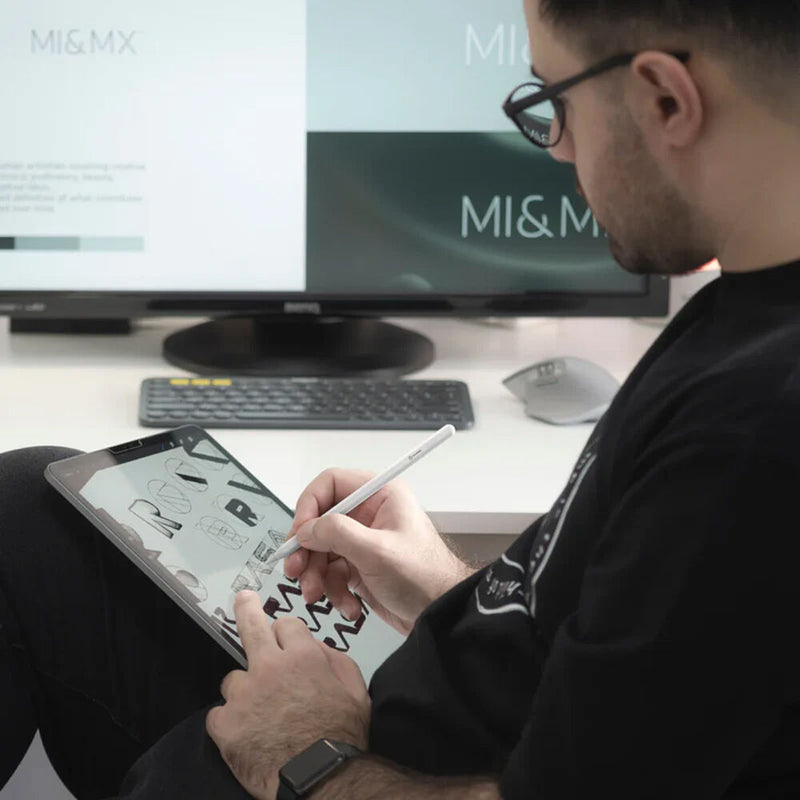 ALOGIC iPad Stylus Pen with Wireless Charging (White)