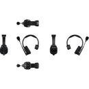 Hollyland Solidcom SE Global 5S 5-Person Full-Duplex Single-Ear Noise-Canceling Headset Intercom System (2.4 GHz)