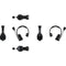 Hollyland Solidcom SE Global 5S 5-Person Full-Duplex Single-Ear Noise-Canceling Headset Intercom System (2.4 GHz)