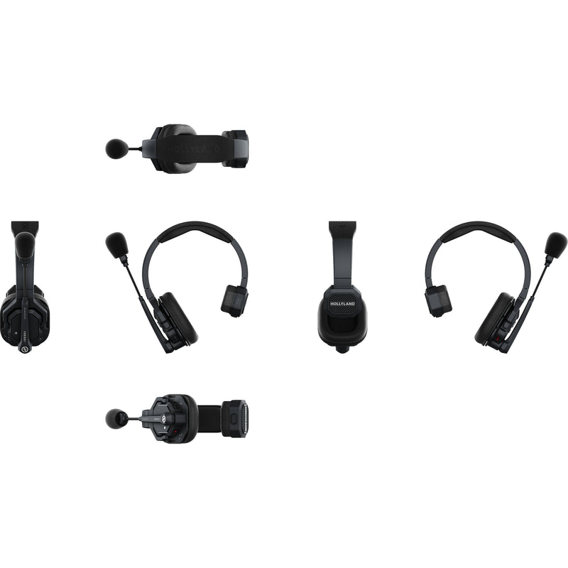 Hollyland Solidcom SE Global 5S 5-Person Full-Duplex Single-Ear Noise-Canceling Headset Intercom System (2.4 GHz)