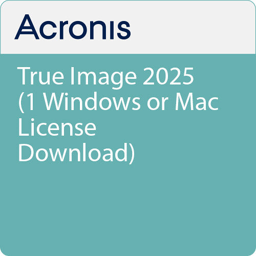 Acronis True Image 2025 (1 Windows or Mac License, Download)