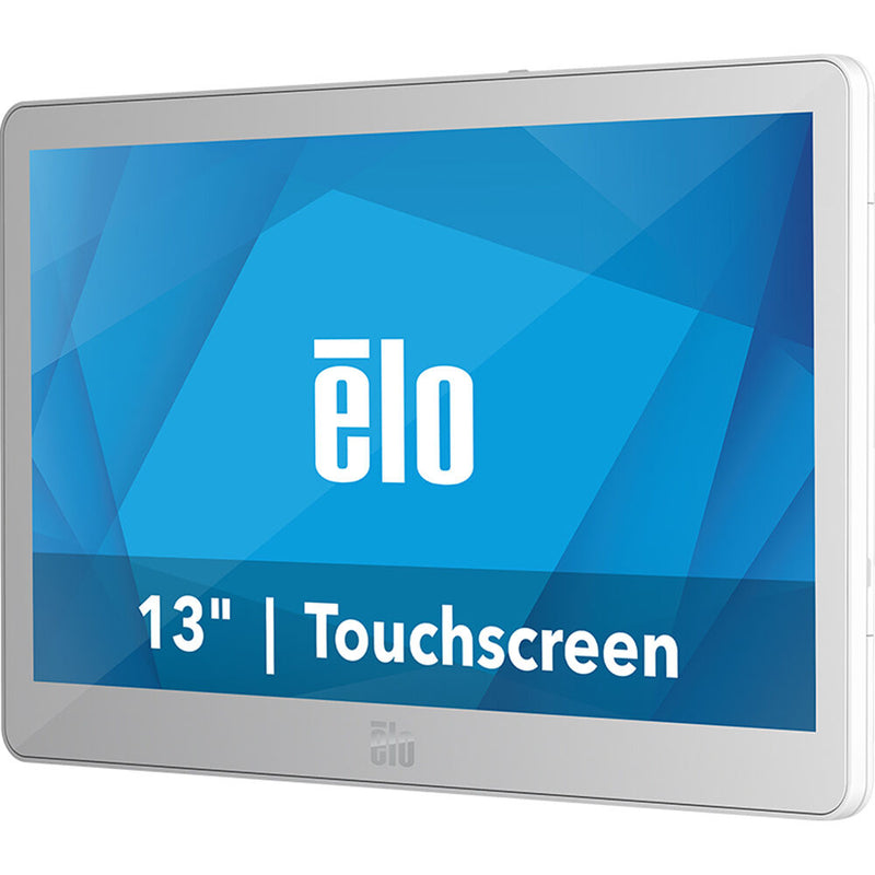 Elo Touch E683396 13.3" Full HD Touchscreen Commercial Monitor (White, with Stand)