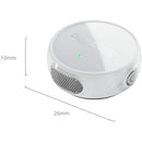 SmallRig S 60 2-Person Wireless Microphone System with USB-C Connector for Mobile Devices (2.4 GHz, White)