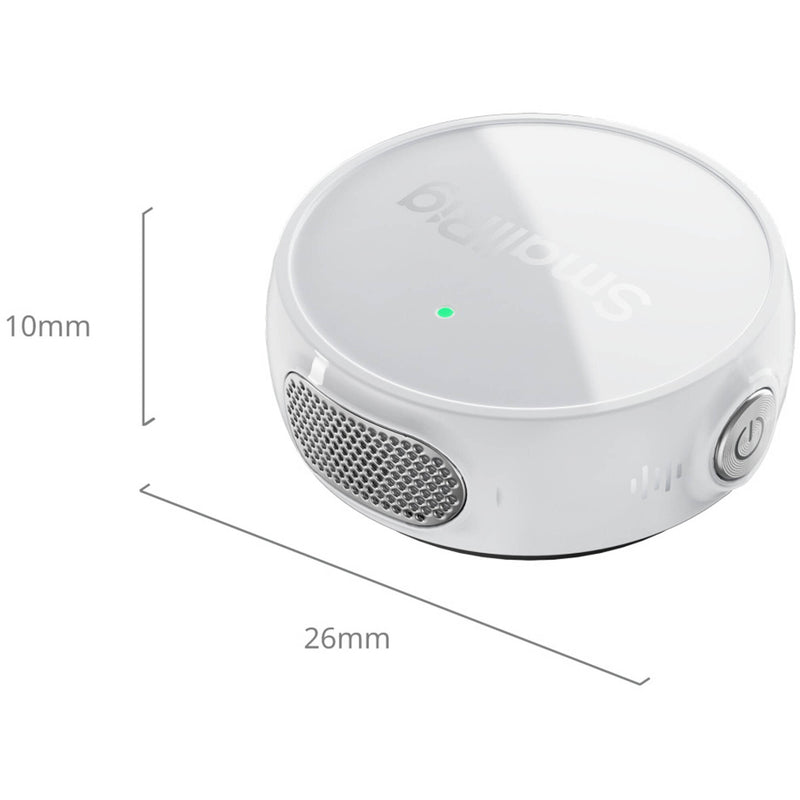 SmallRig S 60 2-Person Wireless Microphone System with USB-C Connector for Mobile Devices (2.4 GHz, White)