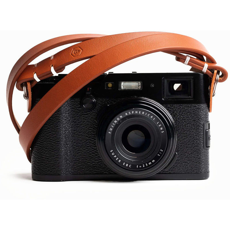 Evergreen Cases Minimalist Leather Camera Strap (Tan, 28")