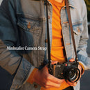 Evergreen Cases Minimalist Leather Camera Strap (Tan, 28")