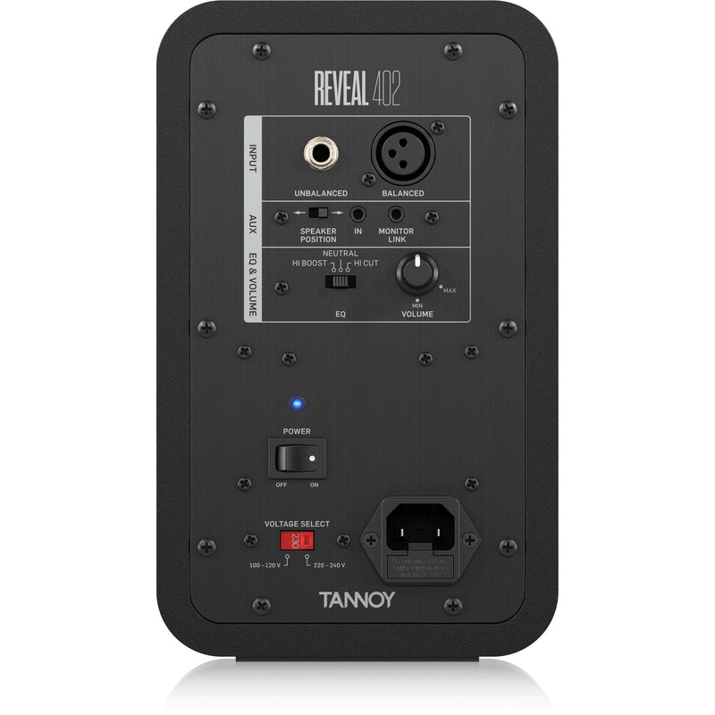 Tannoy REVEAL 402 70W 4" Bi-Amplified Studio Reference Monitor (Single)