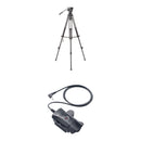 Libec Tripod, Head & LANC Zoom/Focus Controller Kit for Sony/Canon Cameras