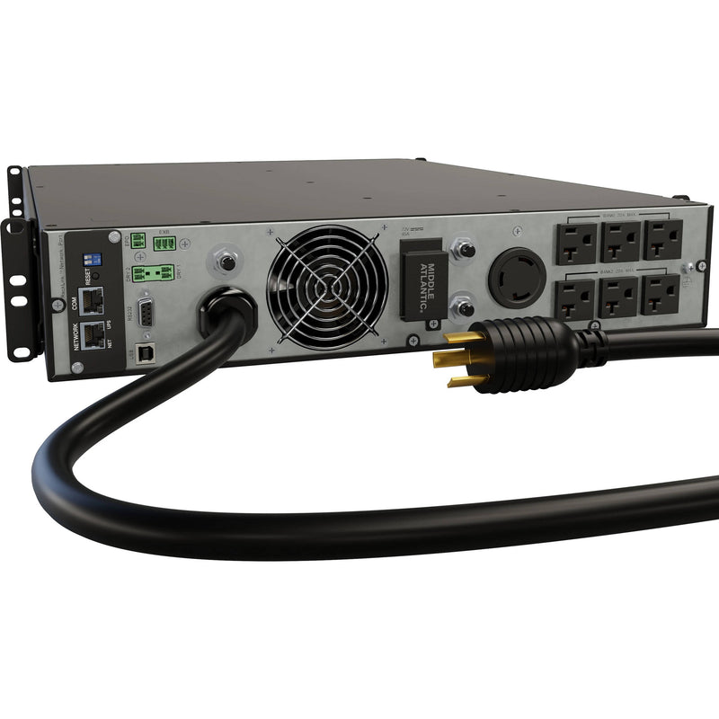 Middle Atlantic NEXSYS 3000VA 30-Amp Online UPS Backup Power System with Bank Control