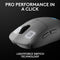 Logitech G PRO 2 LIGHTSPEED Wireless Mouse (White)