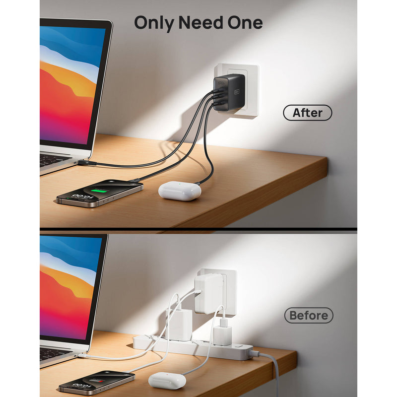 INIU Leopard 100W GaN 3-Port USB Wall Charger