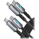 INIU Leopard 100W GaN 3-Port USB Wall Charger with Two USB-C Cables Kit (6.6')