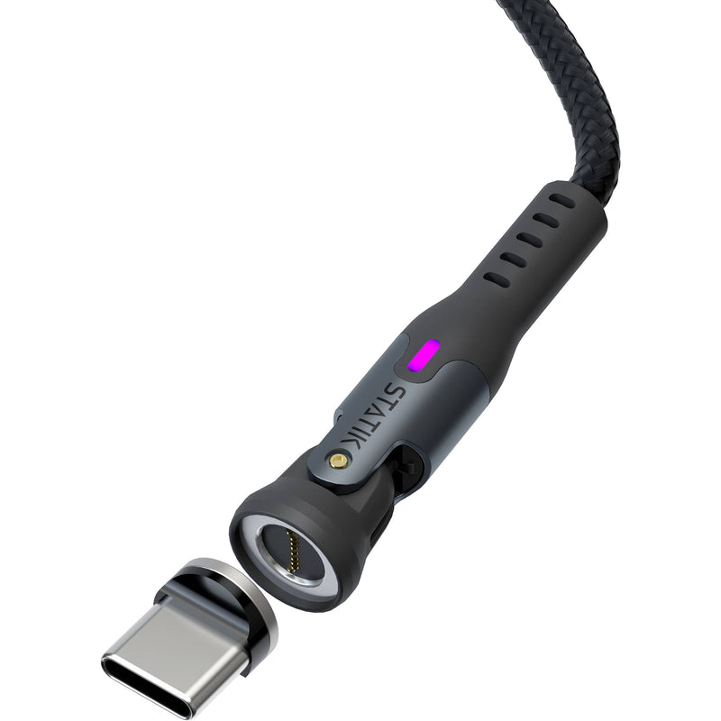 Statik 360 Pro 100W USB-C Magnetic Charging Cable (3.3')