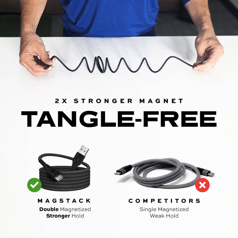 Statik MagStack USB-A to USB-C Charge Cable (3.3')
