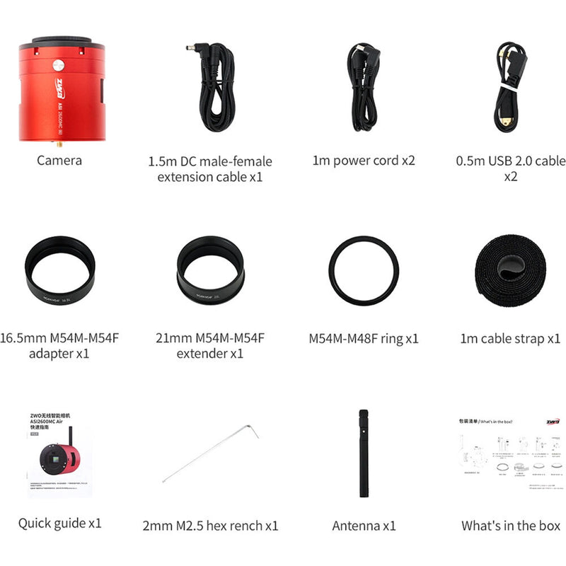 ZWO ASI2600MC Air Wireless Smart Color Astronomy Camera