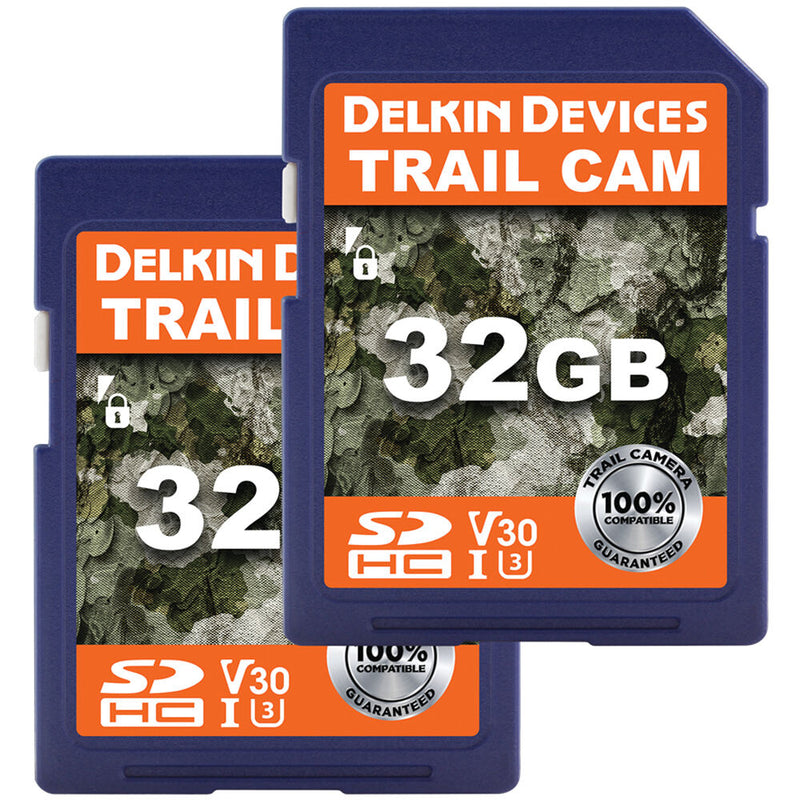 Delkin Devices 32GB Trail Cam UHS-I SDXC Memory Card (2-Pack)