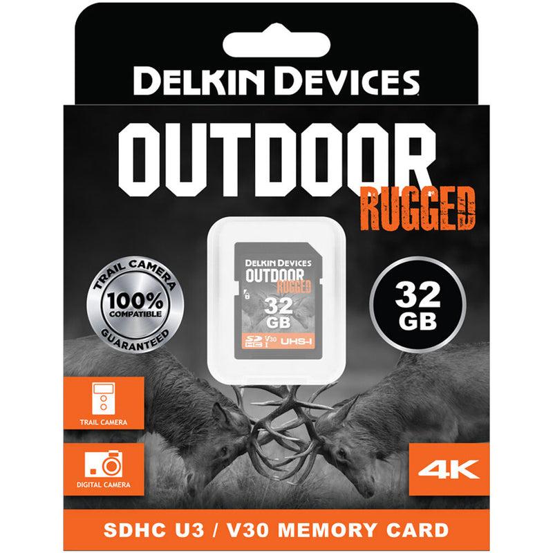 Delkin Devices 32GB Outdoor RUGGED UHS-I SDHC Memory Card