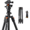 K&F Concept Aluminum Travel Tripod with Ball Head