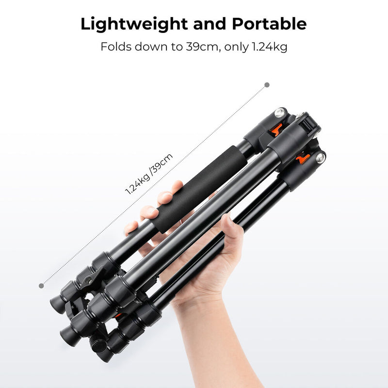 K&F Concept Aluminum Travel Tripod with Ball Head