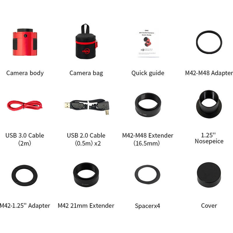 ZWO ASI585MC-P Pro Cooled Color Astronomy Camera