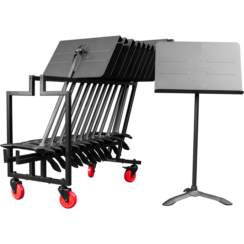 Gator Carrier Cart for 12 Sheet Music Stands
