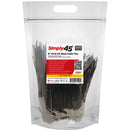 Simply45 8" UV Cable Ties (500-Pack, Black)