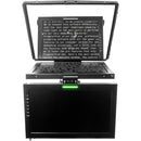 ikan 19" Widescreen Teleprompter with Talent Monitor, Pedestal & Dolly Turnkey Kit