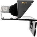 ikan 19" Widescreen Teleprompter with Talent Monitor, Pedestal & Dolly Turnkey Kit